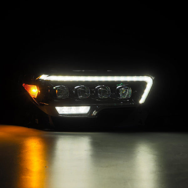 16-23 Toyota Tacoma MK II NOVA-Series LED Projector Headlights Alpha-Black
