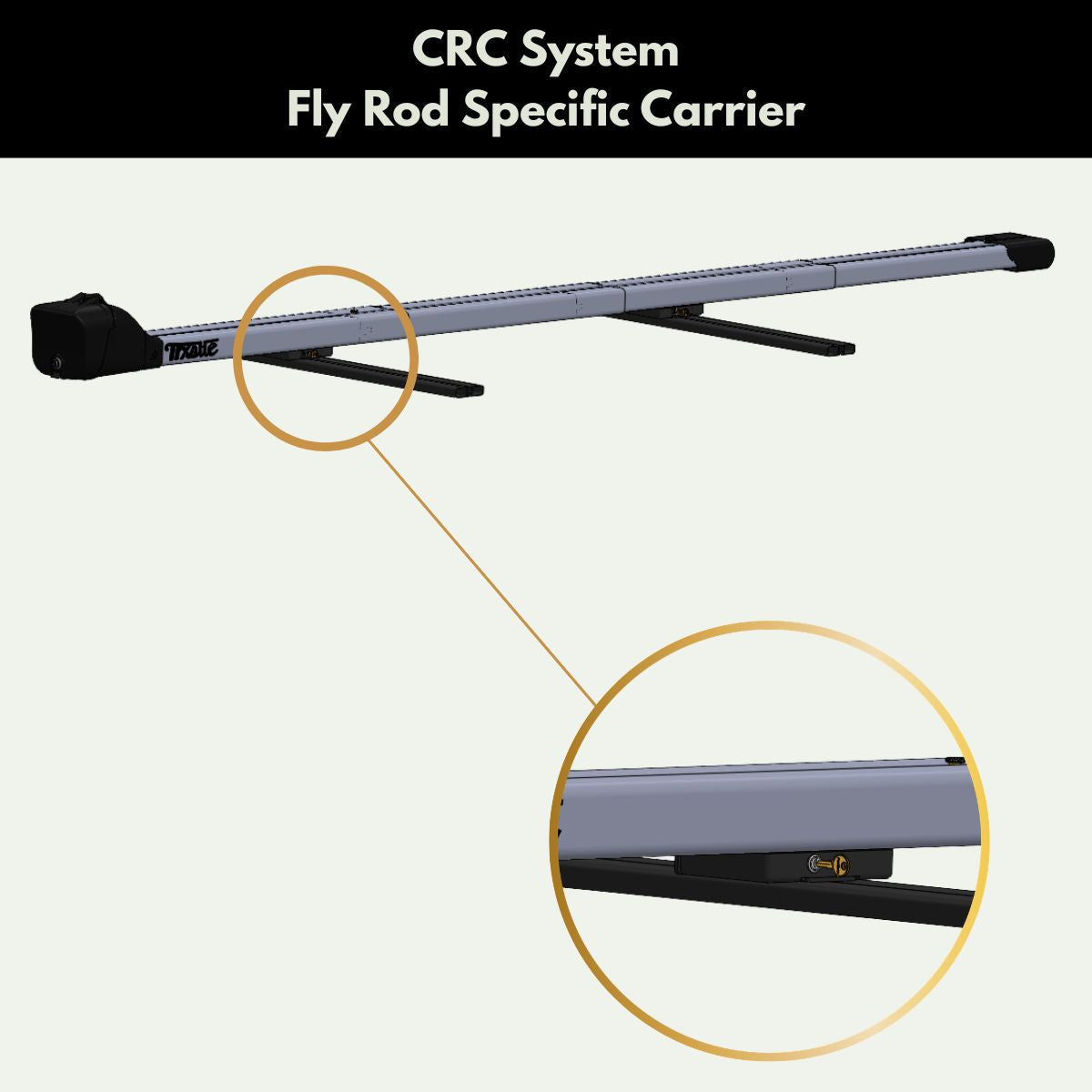 Universal T-Track Mounting Kit | Fits ARC & CRC Rod Carriers