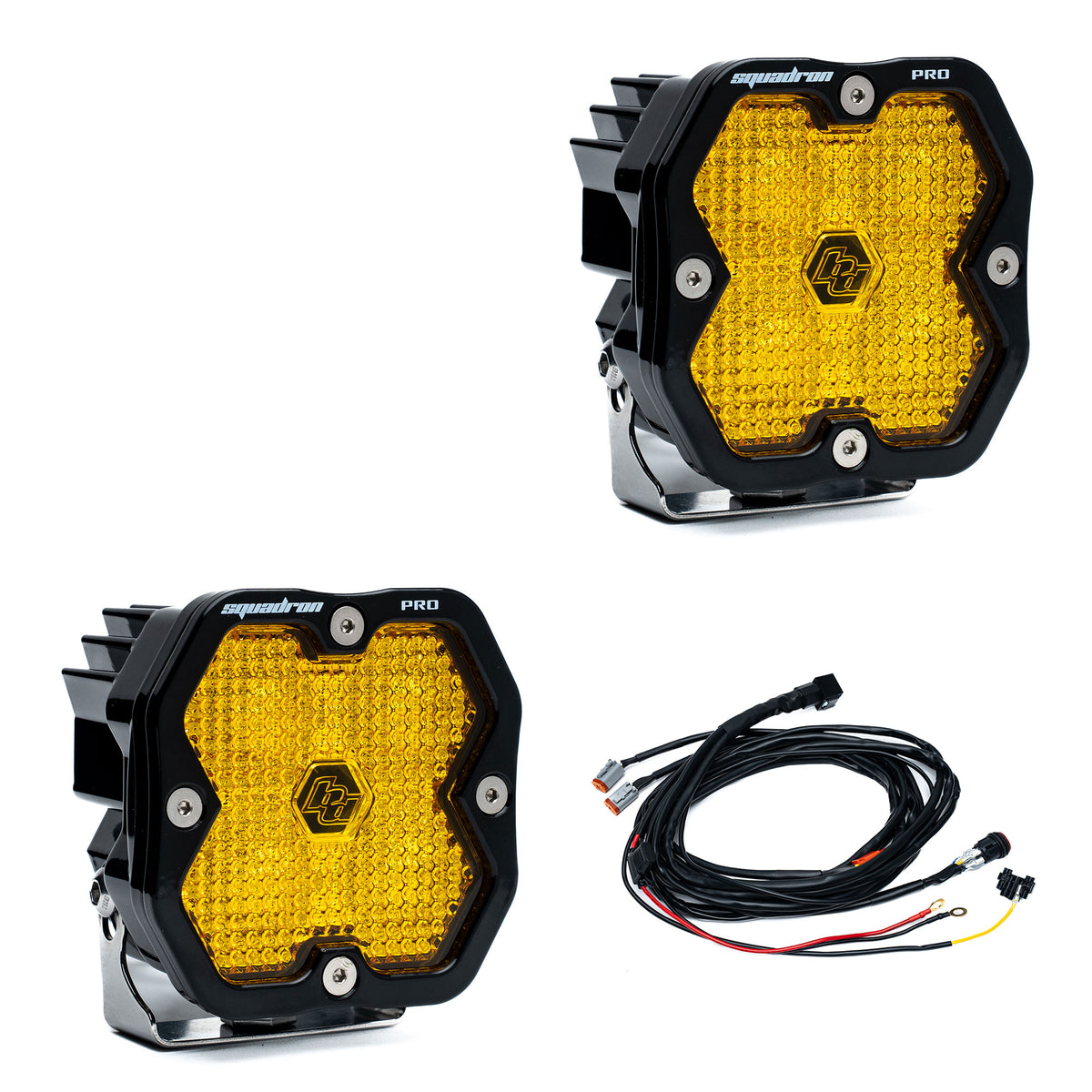 Baja Designs Squadron 2.0 Pro Black LED Auxiliary Light Pod Pair view 20