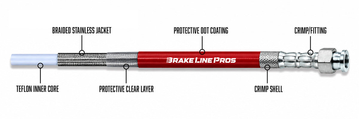 2003+ Toyota 4Runner | GX470 | GX460 | FJ Cruiser Extended Brake Lines