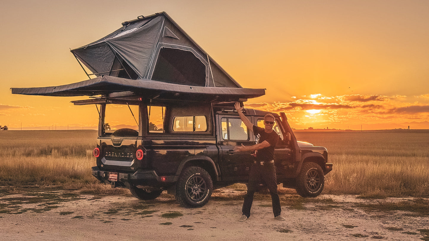 Dirtbox Canopy Camper – Modular Truck Camper Shell / Topper for Mid-Size & Full-Size Trucks (Tacoma, Tundra, F-150, Quatermaster, Ram, Silverado)