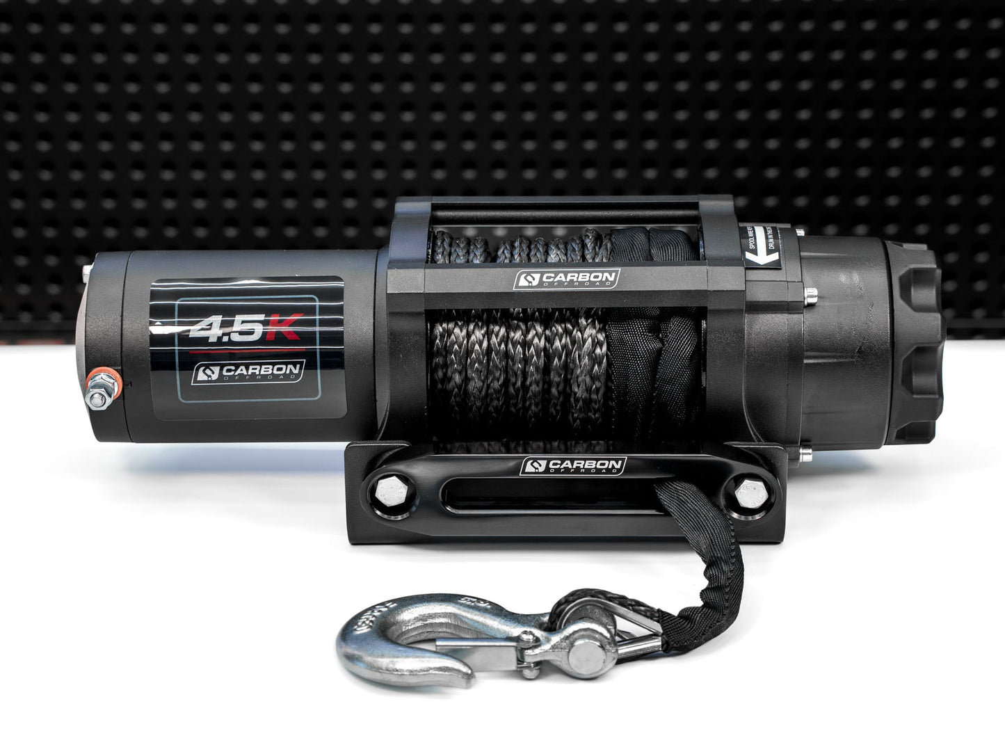 Carbon Winch 4500lb ATV Trailer with Synthetic Rope and Wireless Control