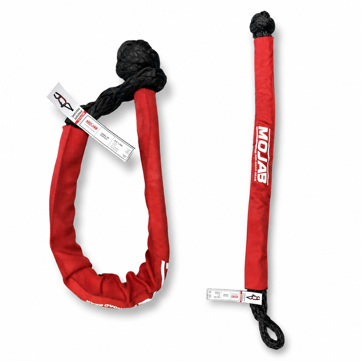 MOJAB Long Reach soft shackles 9/16” x 35”- Set of 2
