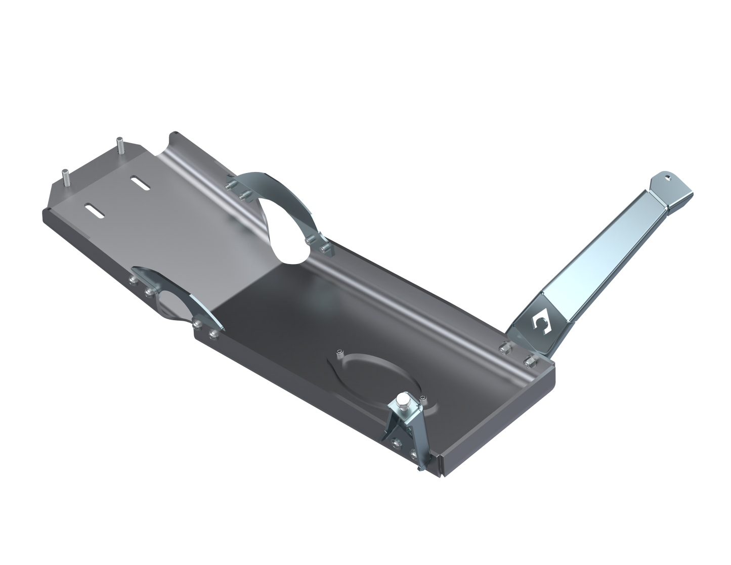 JLU OIL SKID ONLY With Oil Door - 2 & 4 door 3.6L ALUMINUM 2021+