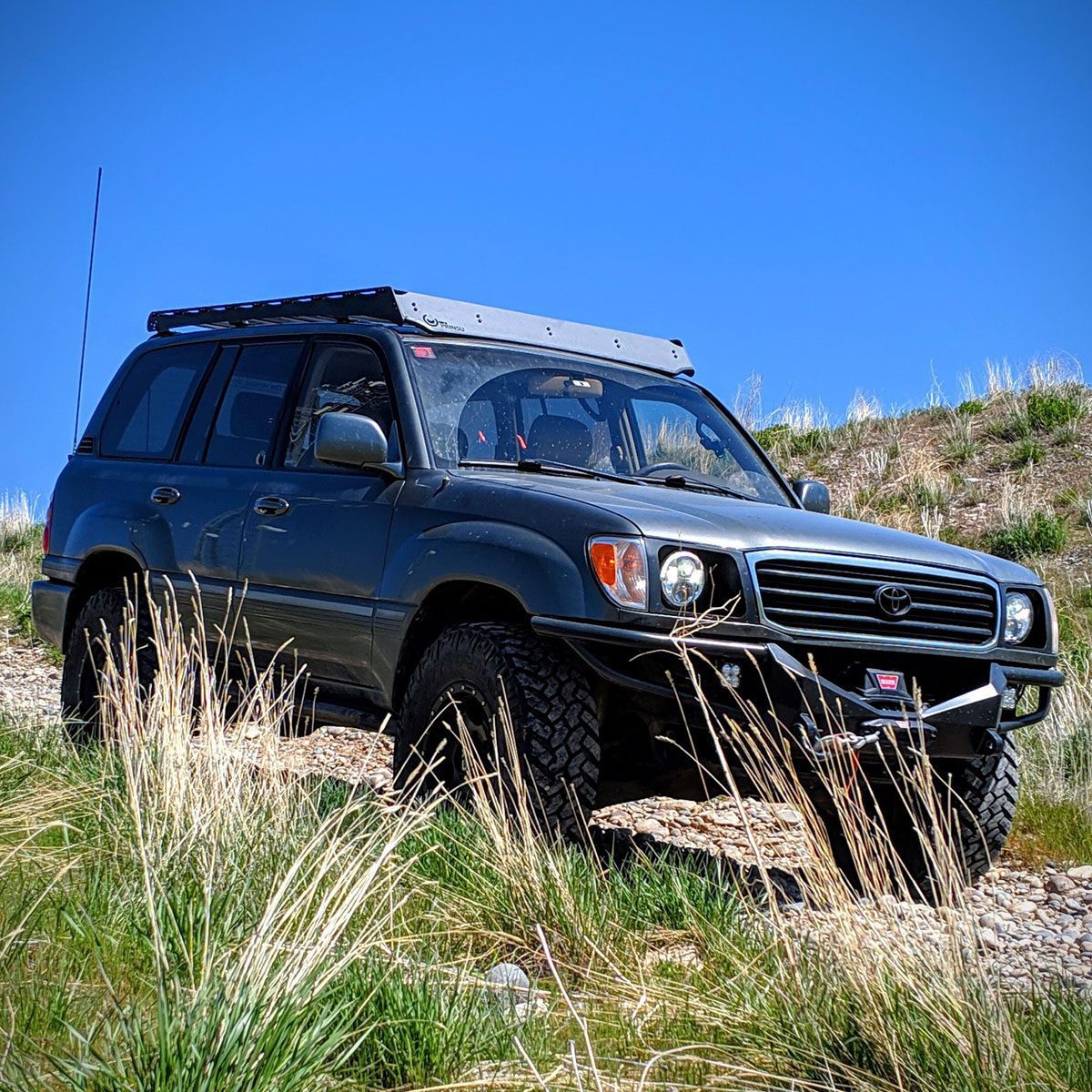 Toyota Land Cruiser 100 Series Prinsu Roof Rack 1998-2007 Toyota Land Cruiser 100 Series view 5