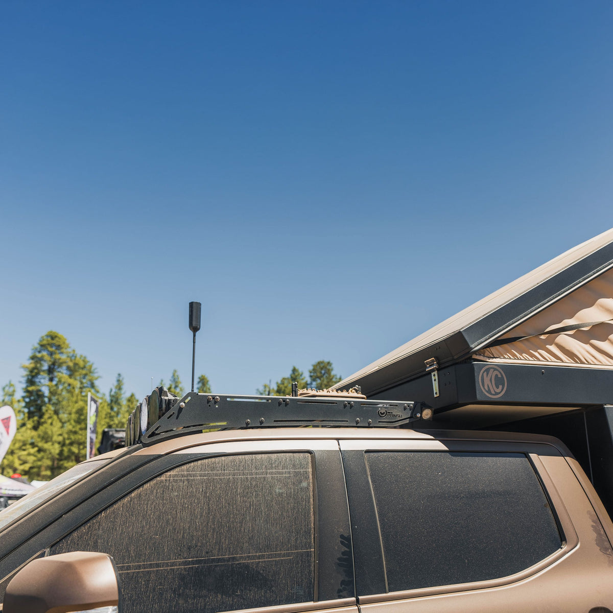 Toyota Tundra 2nd Gen CrewMax Prinsu Camper Pro Roof Rack 2007-2021 Toyota Tundra view 5