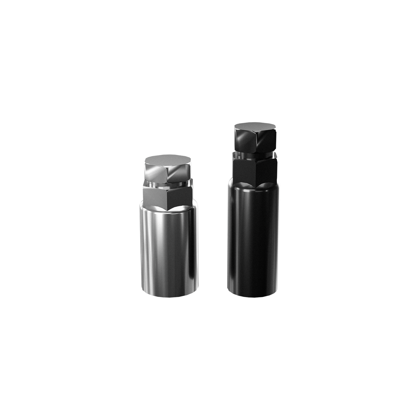 Steel Lug Nuts / Matte Black / + 4 Locking Lug Nuts
