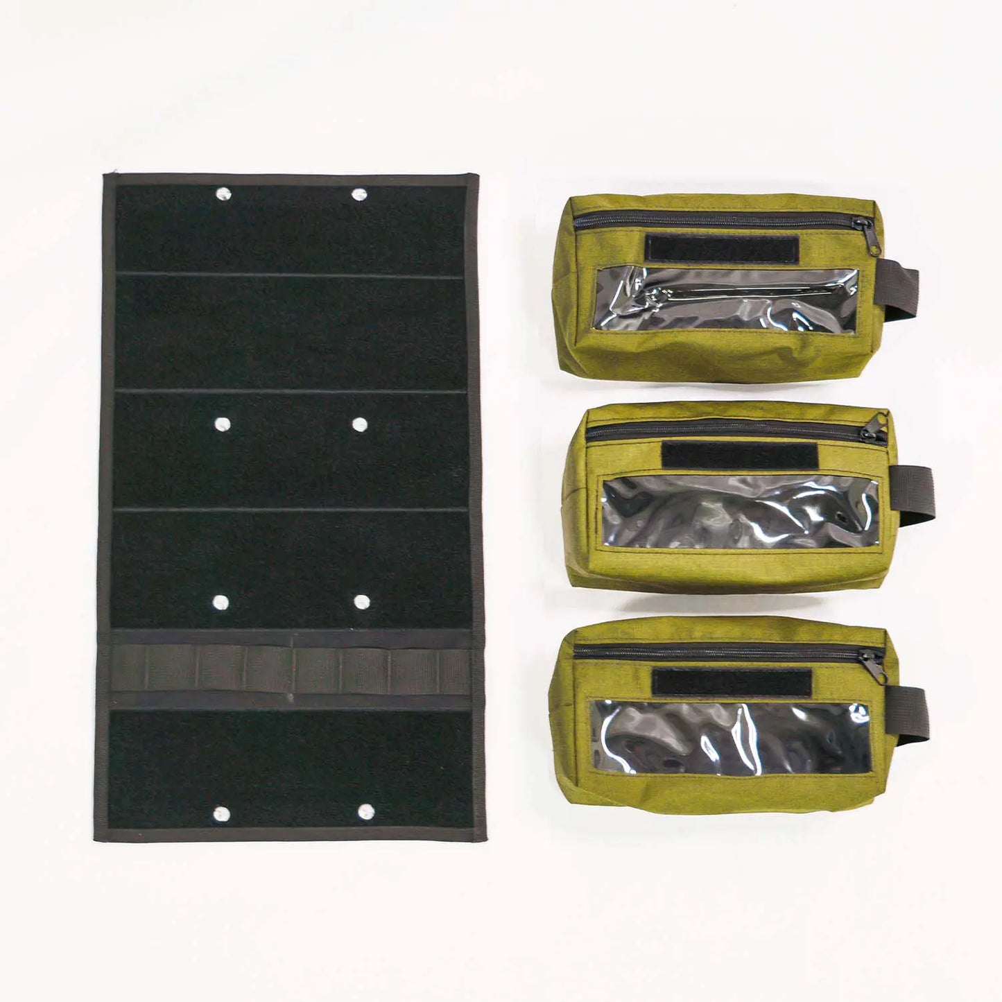 23Zero 90L Gear Box Lid Organizer Kit with Panel and Pouches