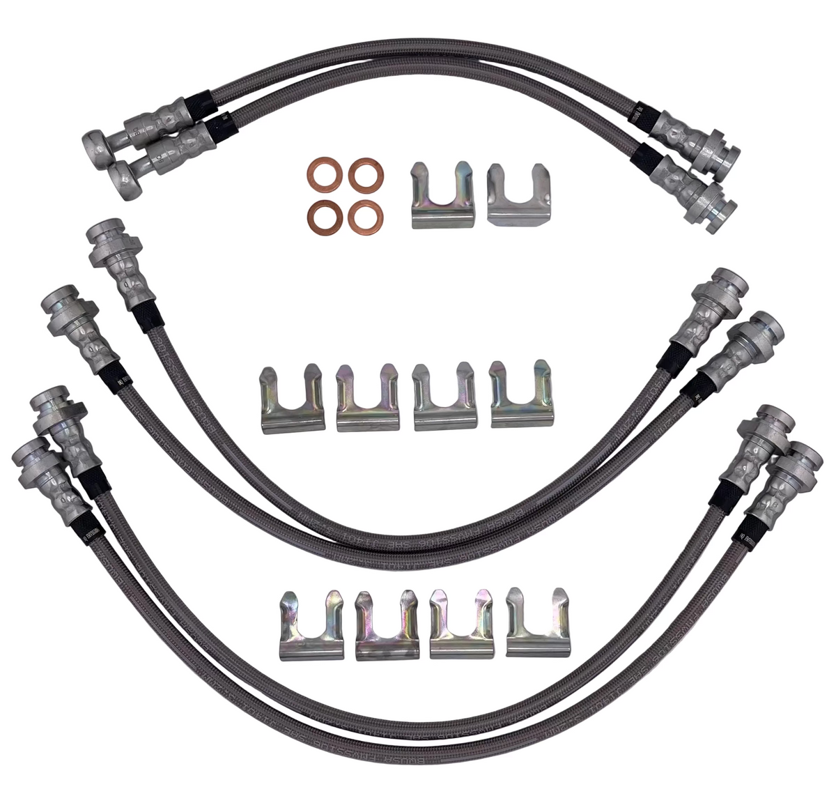 2024+ (4th Gen) Toyota Tacoma Brake Line Kit: 3-Piece Performance Upgrade