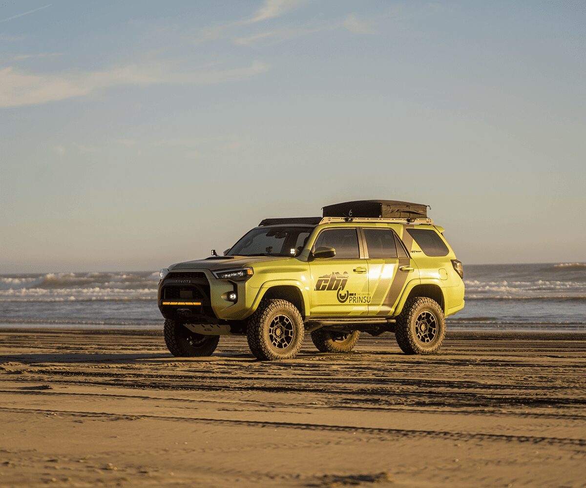 5th Gen Toyota 4Runner Prinsu Roof Rack Full Non-Drill 2010-2024 Toyota 4Runner view 4