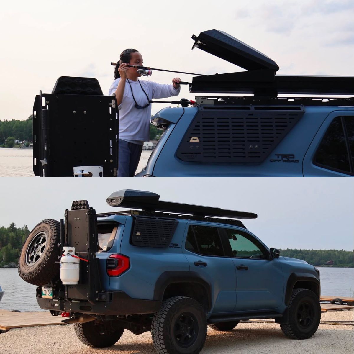 ARC Fishing Rod Carrier – Adjustable 10' | Up to 6 Rods - All Styles