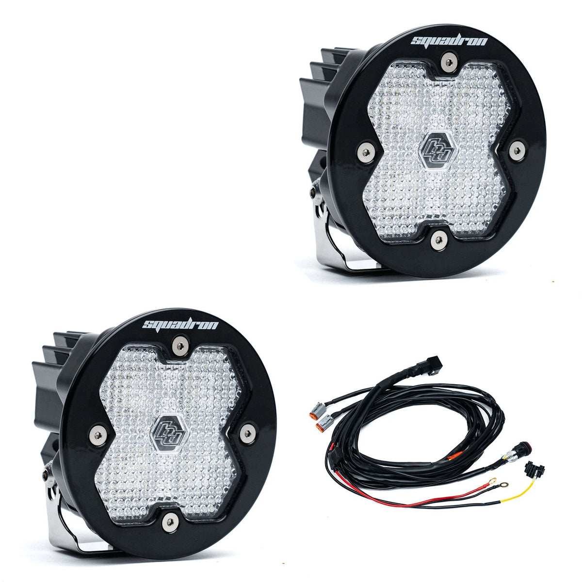 Baja Designs Squadron-R 2.0 Sport Black LED Auxiliary Light Pod Pair view 2