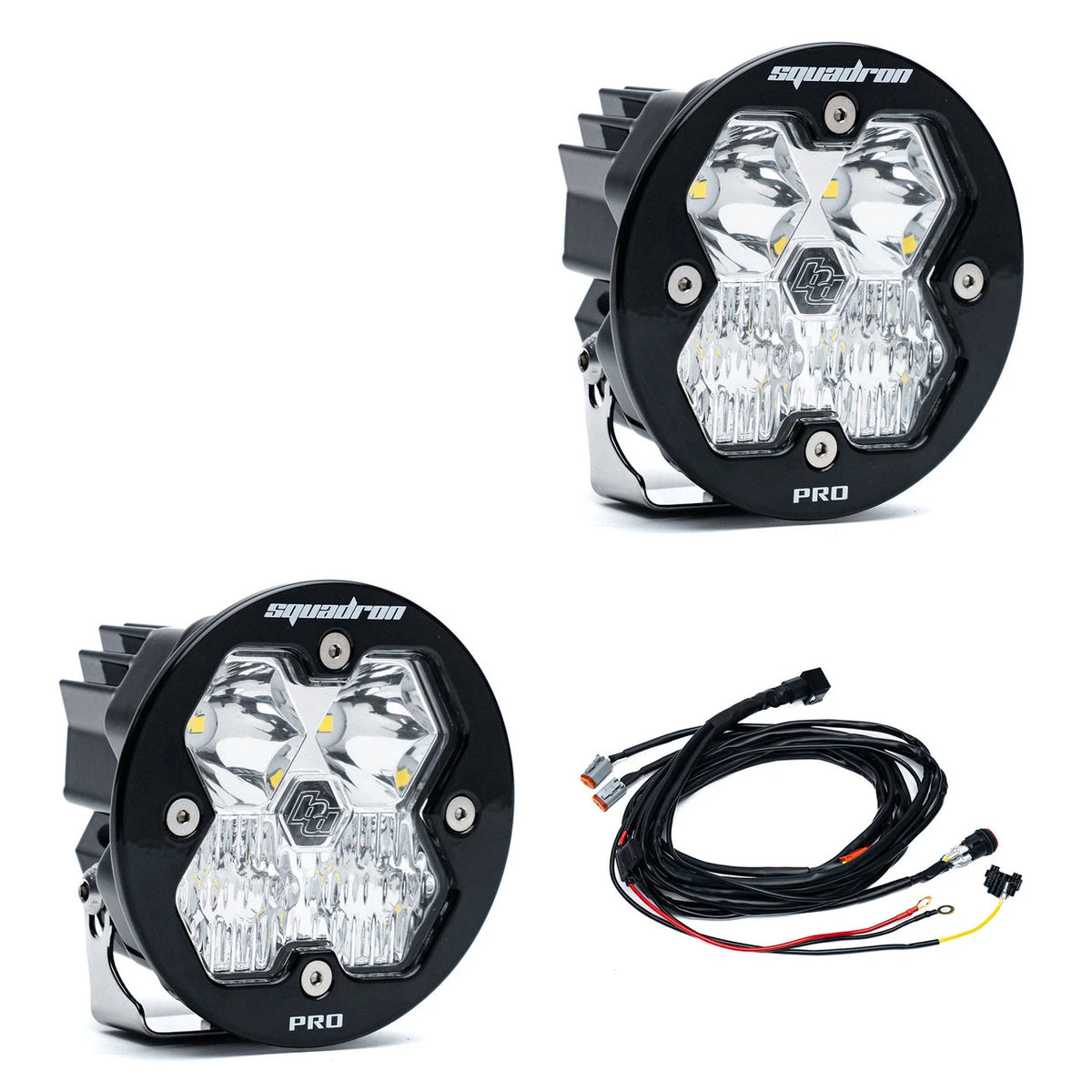 Baja Designs Squadron-R 2.0 Pro Black LED Auxiliary Light Pod Pair view 3