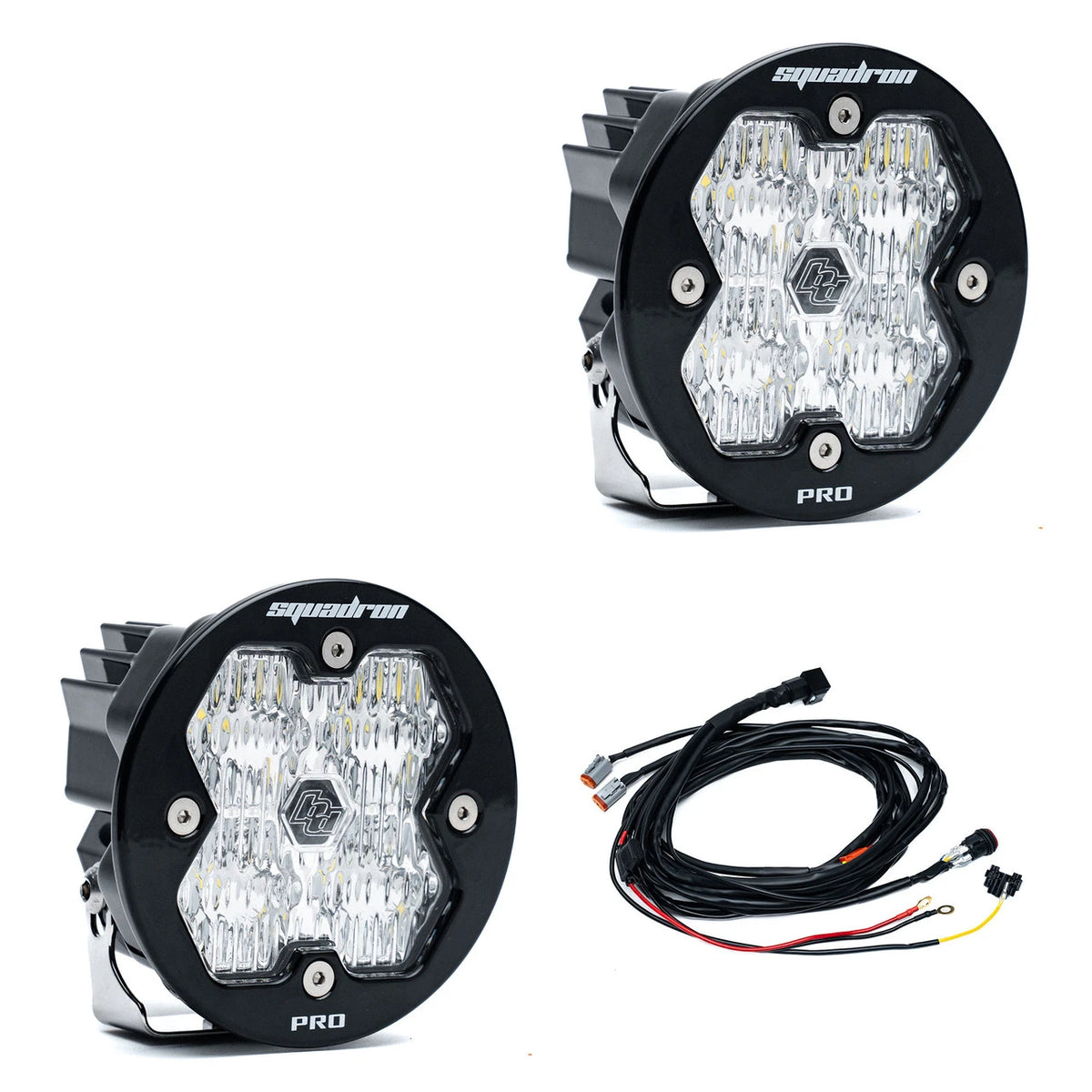 Baja Designs Squadron-R 2.0 Pro Black LED Auxiliary Light Pod Pair view 2