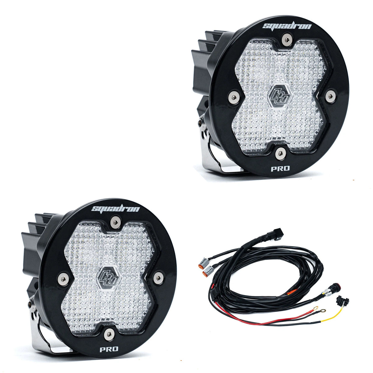 Baja Designs Squadron-R 2.0 Pro Black LED Auxiliary Light Pod Pair view 4