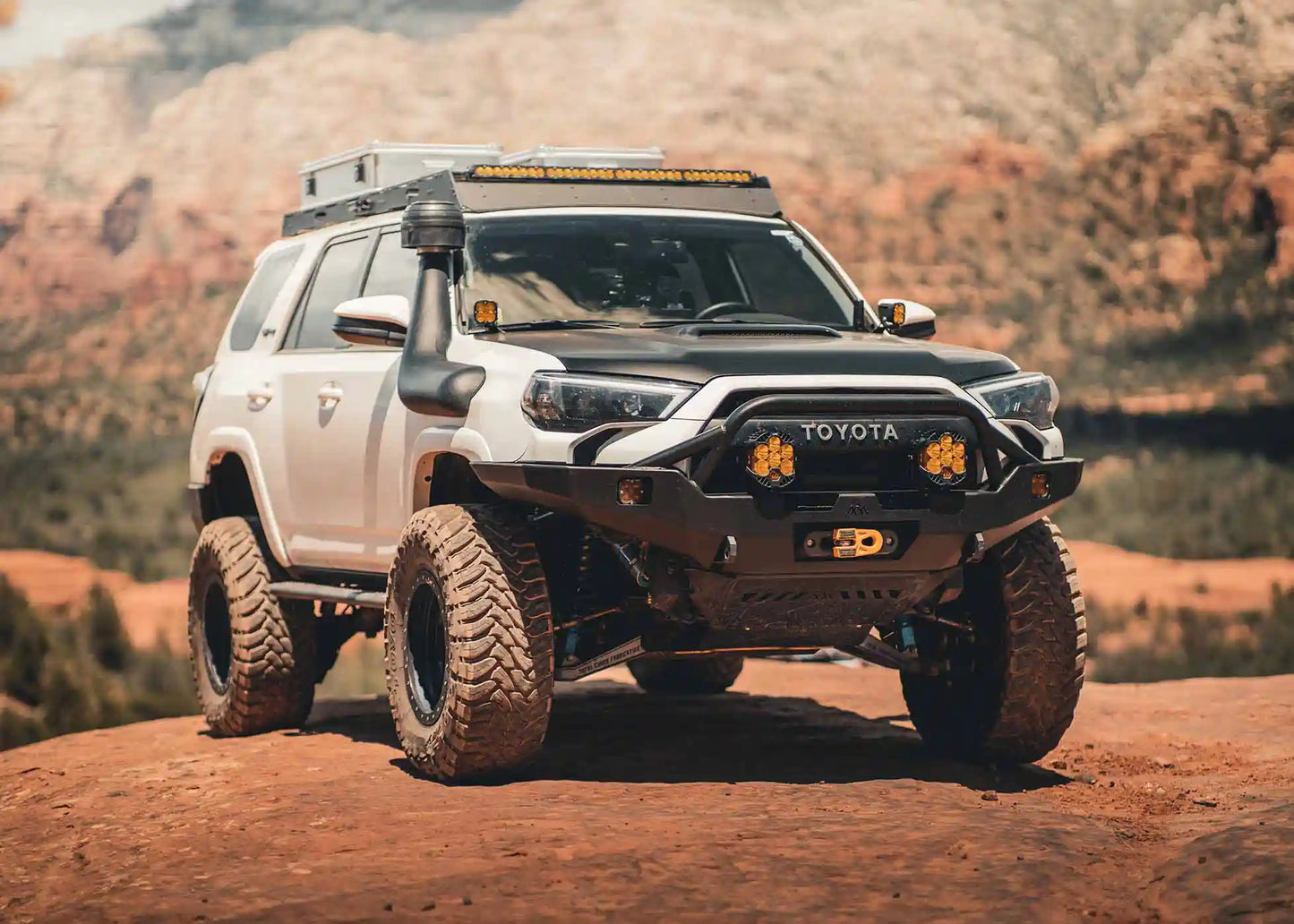 Hi-Lite Overland Toyota 4Runner Front Bumper 5th Gen (2010-2024) [PreRunner Bull Bar]