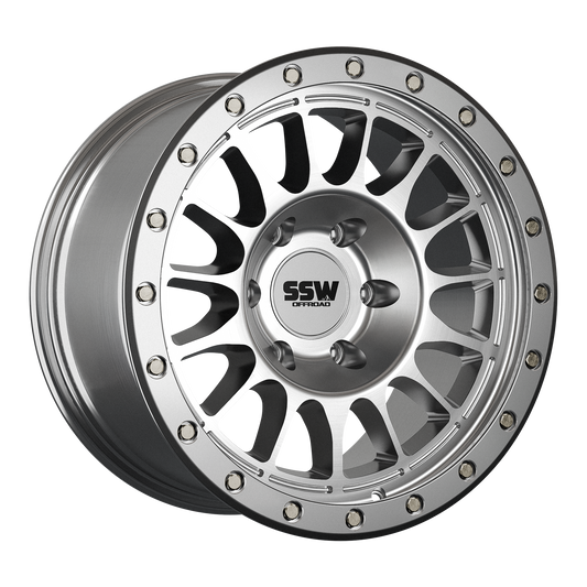Dakar Evo / Machined Silver / 17x9.0 +0