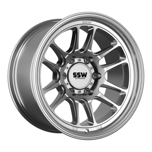 Raptor / Machined Silver / 17X9.0 -12
