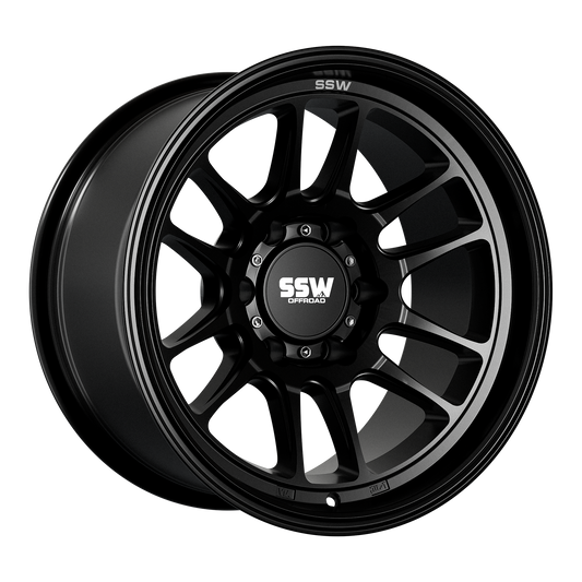 Raptor / Matte Black / 17X9.0 -12