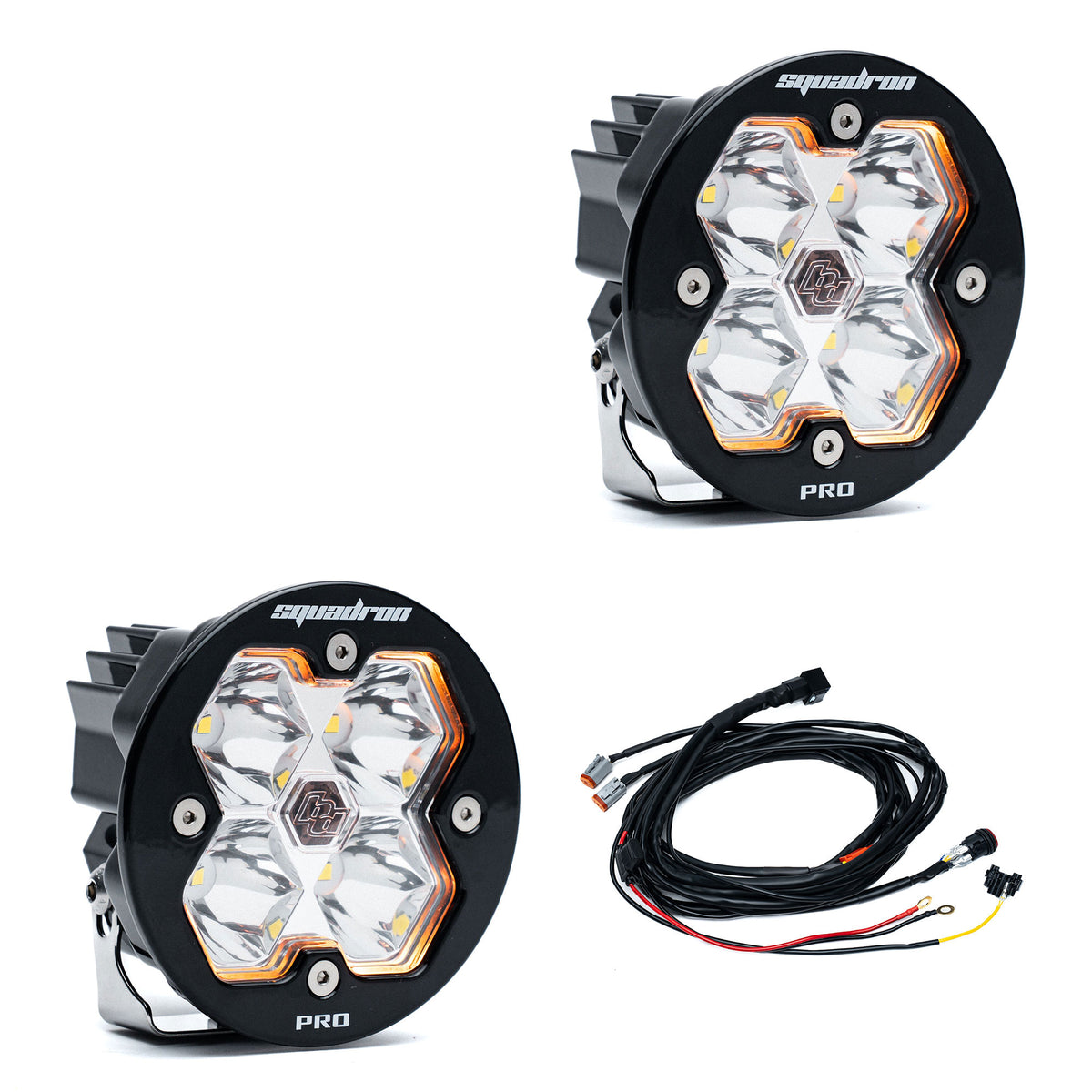 Baja Designs Squadron-R 2.0 Pro Black LED Auxiliary Light Pod Pair view 11
