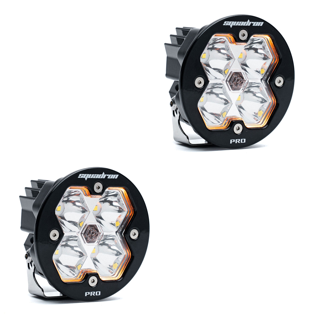 Baja Designs Squadron-R 2.0 Pro Black LED Auxiliary Light Pod Pair view 12