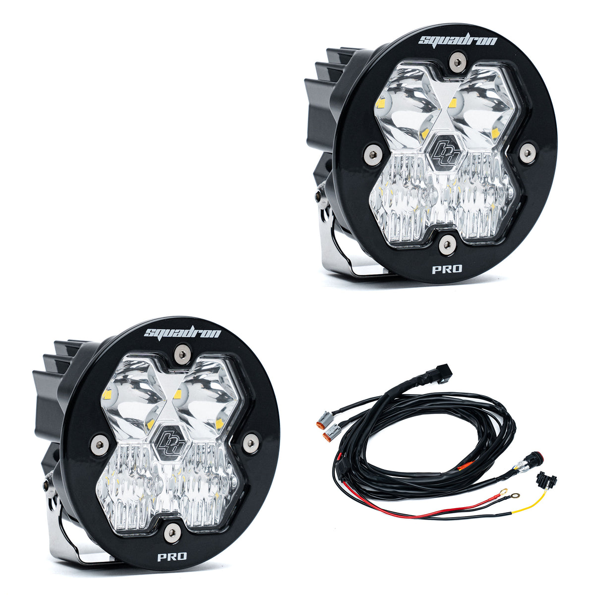 Baja Designs Squadron-R 2.0 Pro Black LED Auxiliary Light Pod Pair view 7