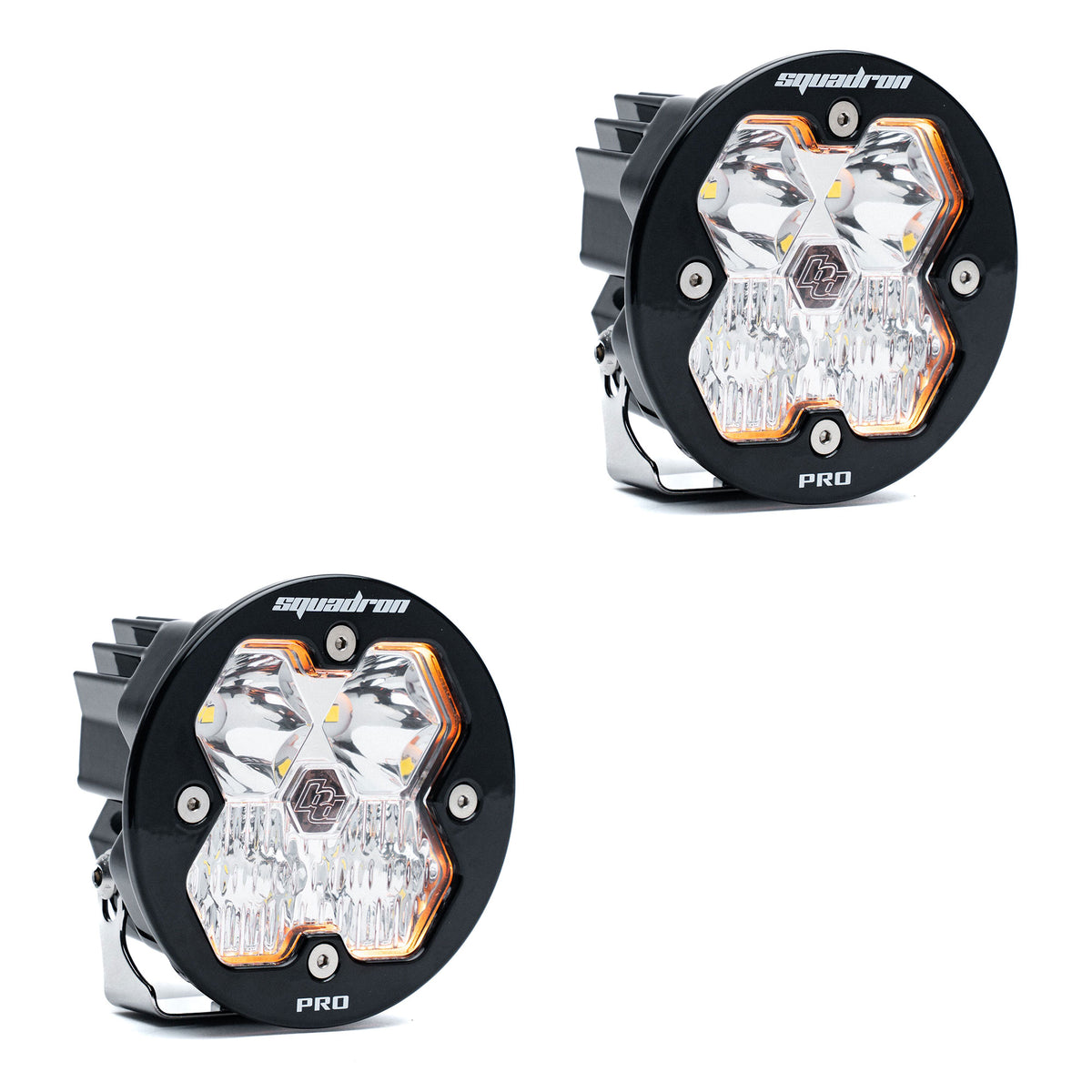 Baja Designs Squadron-R 2.0 Pro Black LED Auxiliary Light Pod Pair view 8