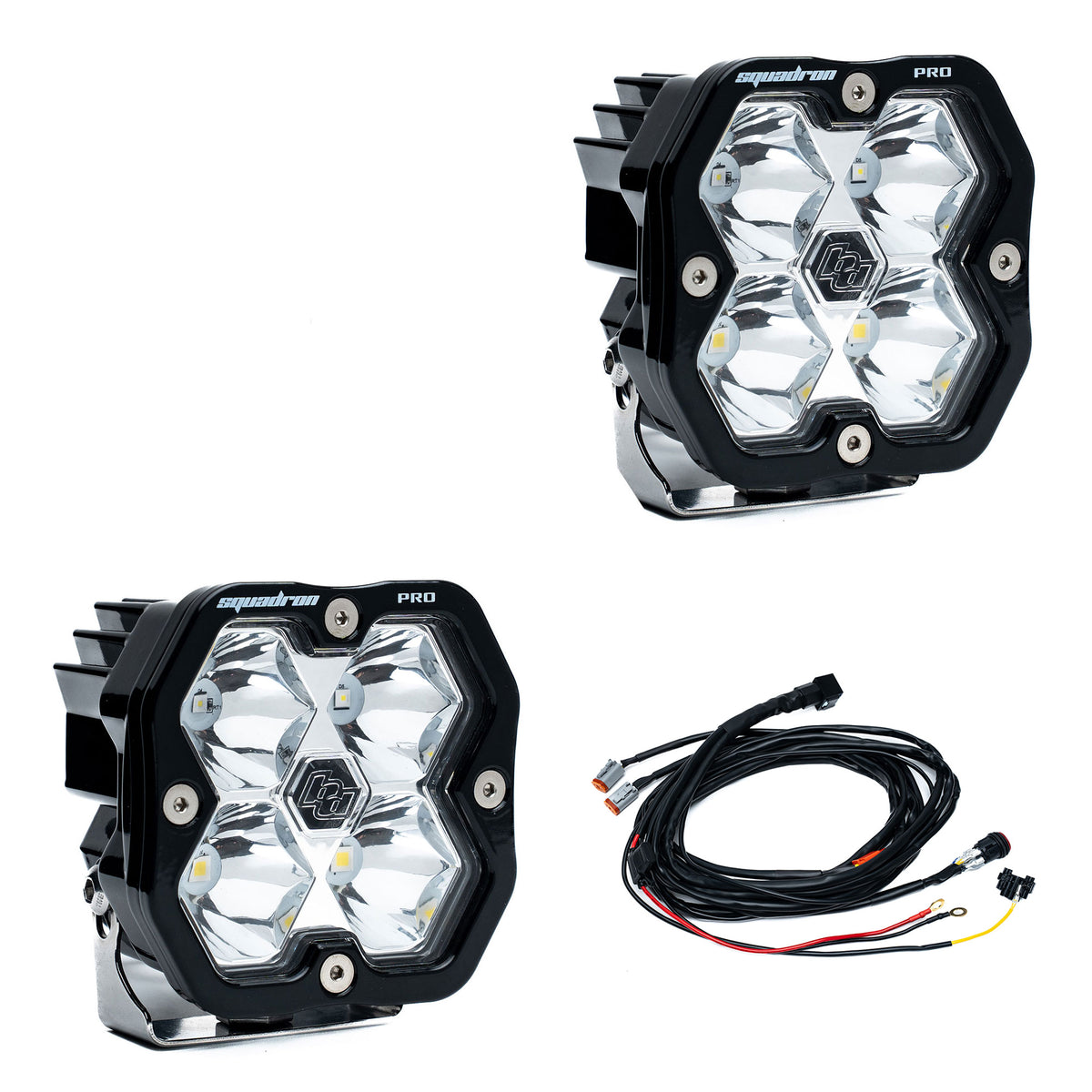 Baja Designs Squadron 2.0 Pro Black LED Auxiliary Light Pod Pair view 11
