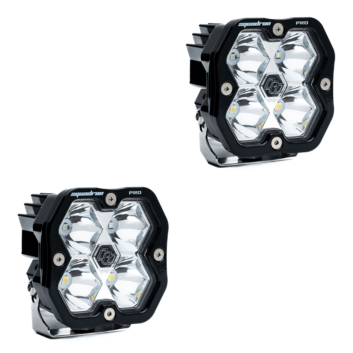 Baja Designs Squadron 2.0 Pro Black LED Auxiliary Light Pod Pair view 12