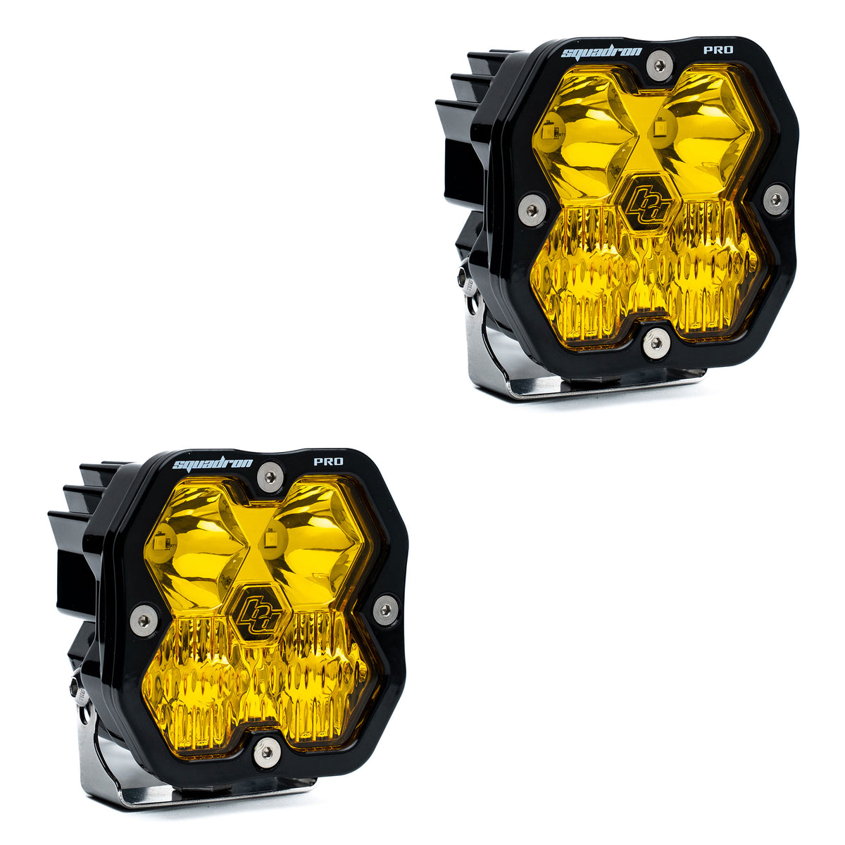 Baja Designs Squadron 2.0 Pro Black LED Auxiliary Light Pod Pair view 10