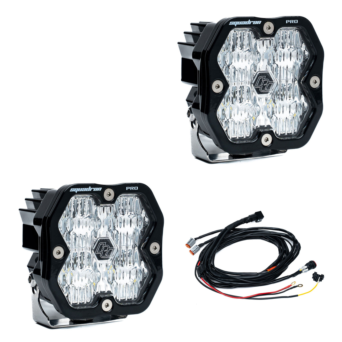 Baja Designs Squadron 2.0 Pro Black LED Auxiliary Light Pod Pair view 15