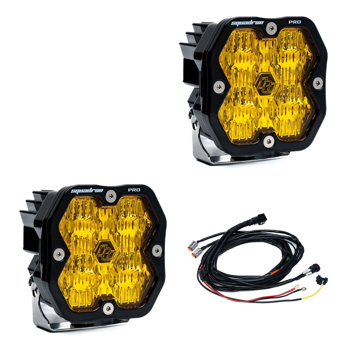Baja Designs Squadron 2.0 Pro Black LED Auxiliary Light Pod Pair view 17