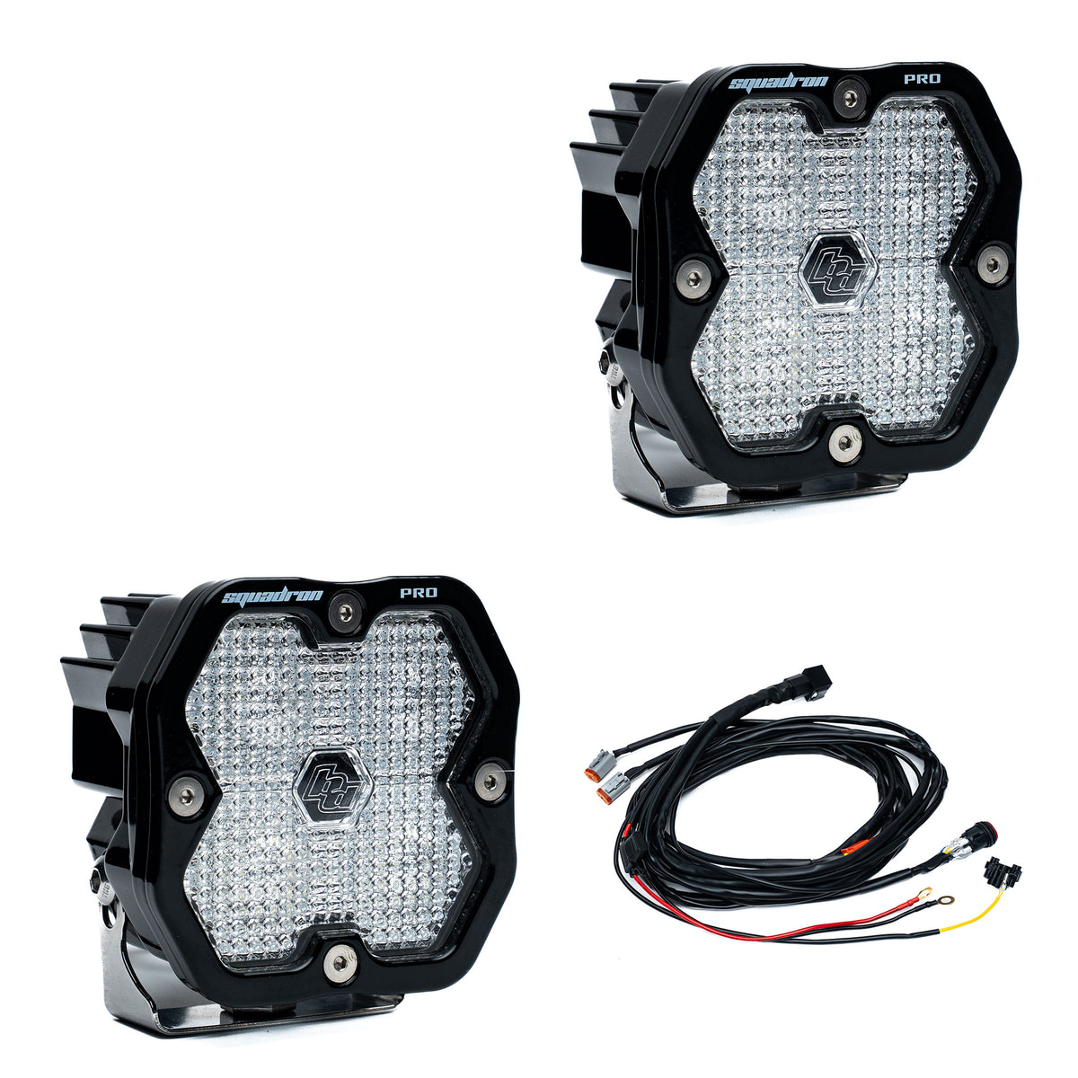 Baja Designs Squadron 2.0 Pro Black LED Auxiliary Light Pod Pair view 19