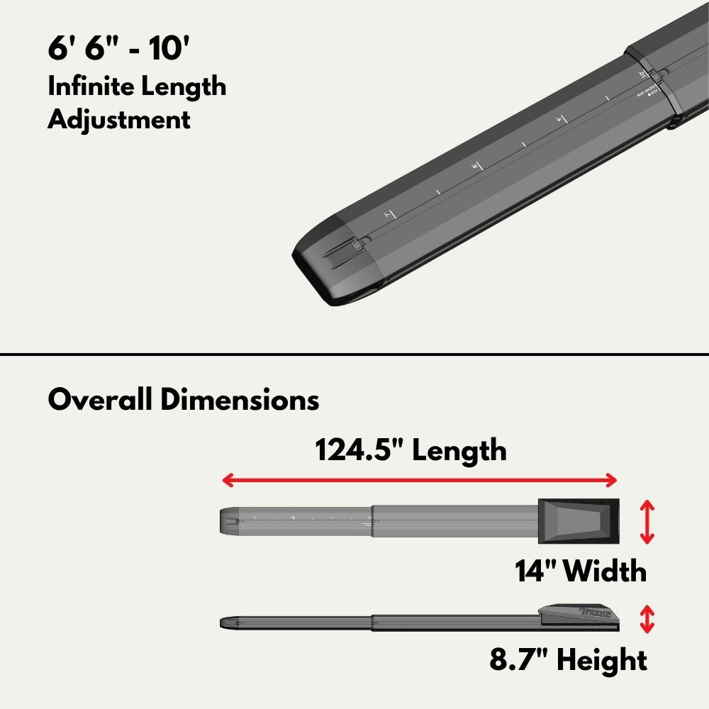 ARC Fishing Rod Carrier – Adjustable 10' | Up to 6 Rods - All Styles
