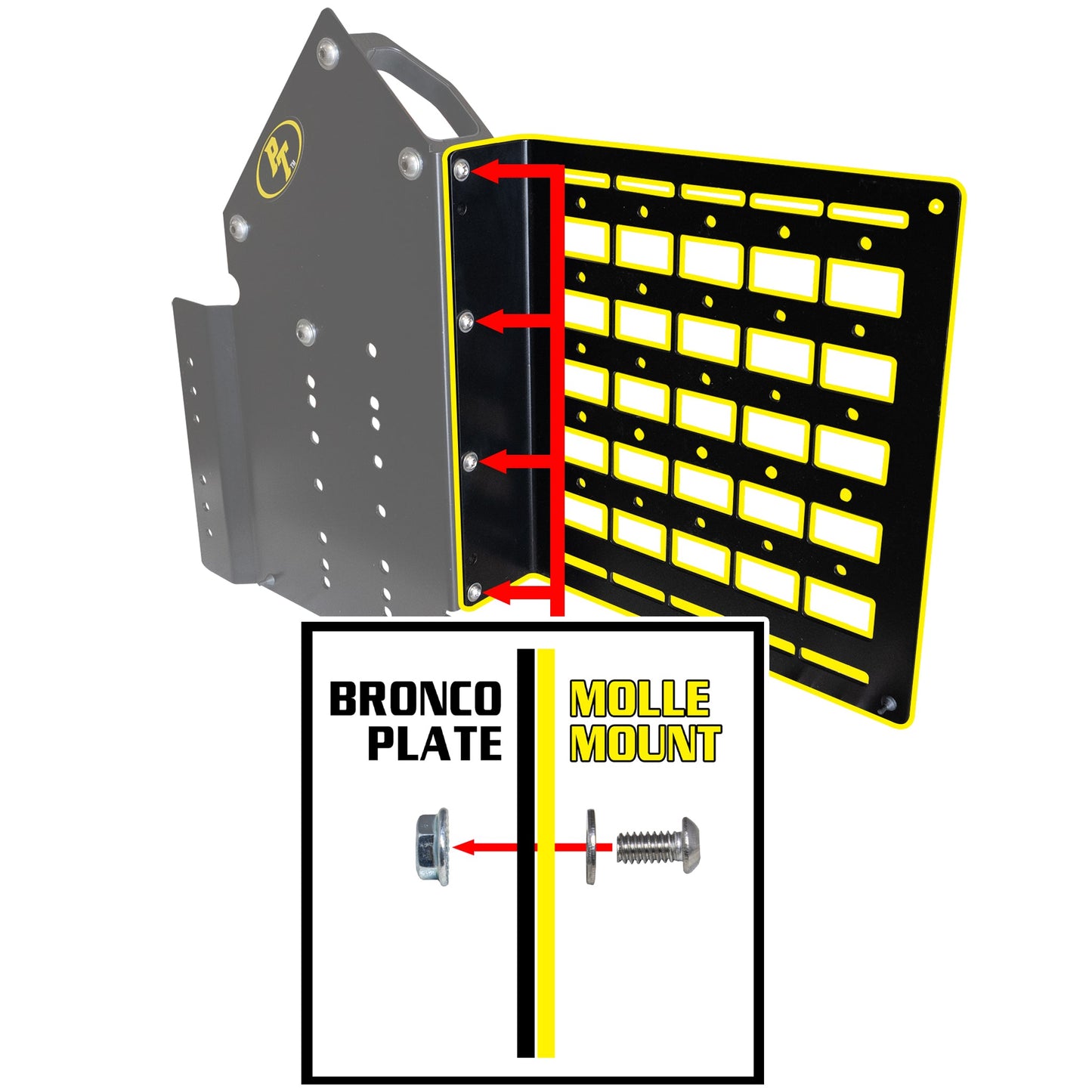 4 Door Universal MOLLE Bracket