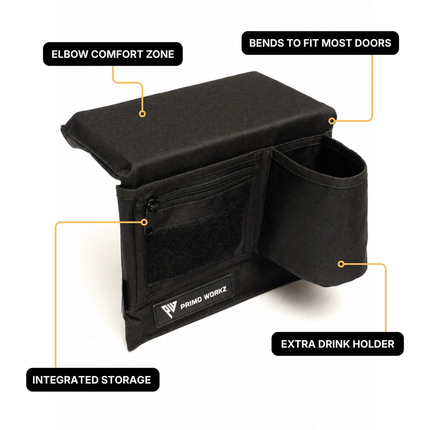 Universal Armrest with Cupholder