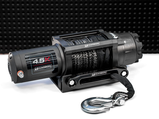 Carbon Winch 4500lb ATV Trailer with Synthetic Rope and Wireless Control
