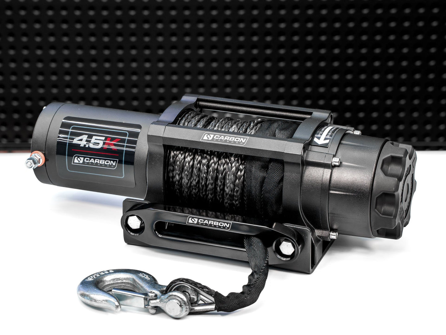 Carbon Winch 4500lb ATV Trailer with Synthetic Rope and Wireless Control