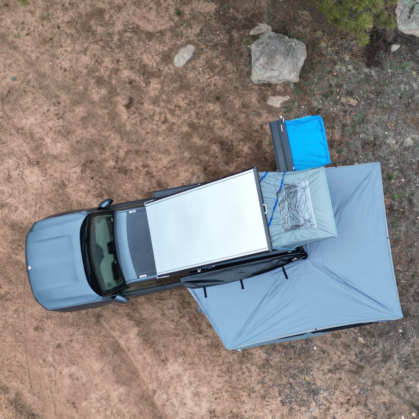 Free Standing 270-Degree Awning