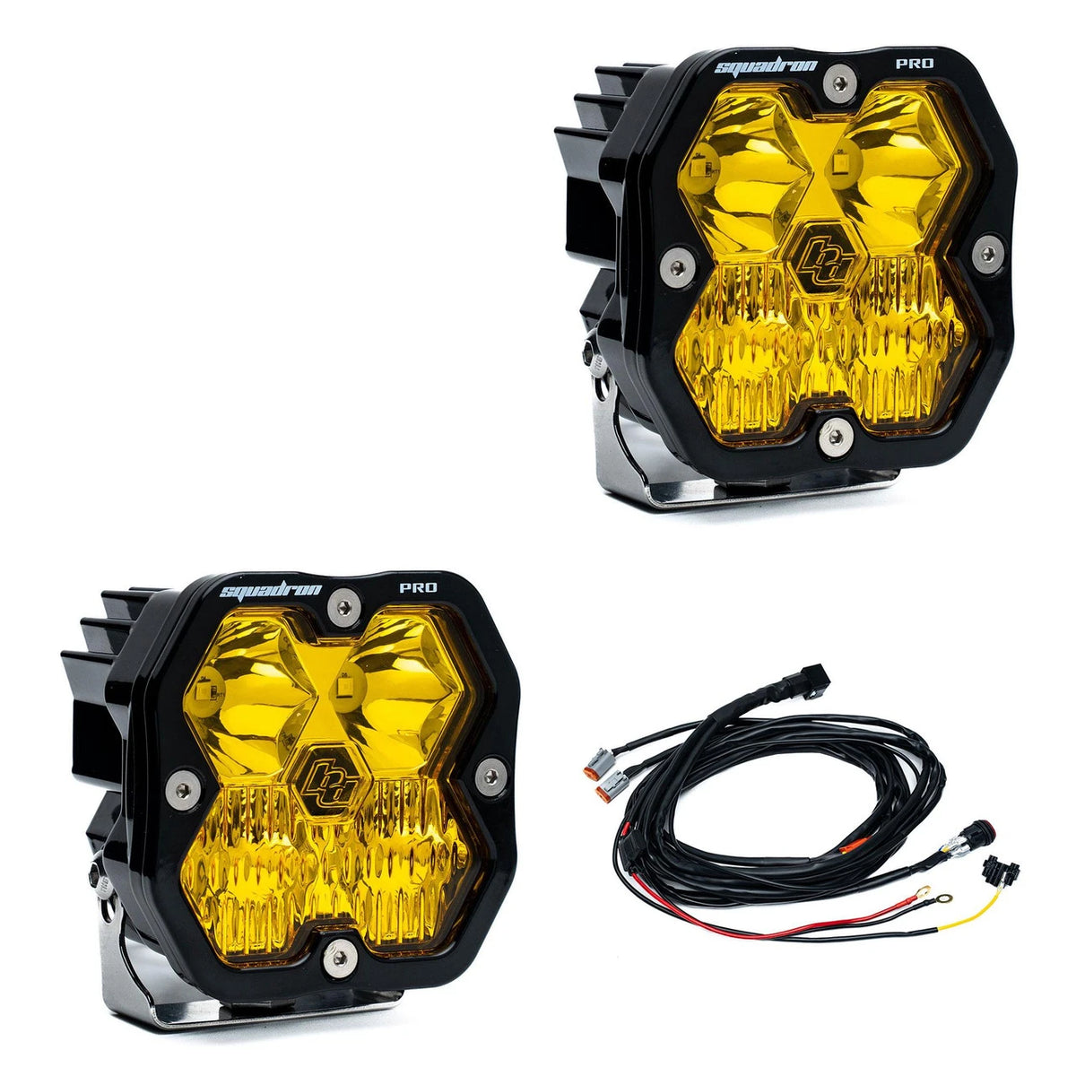 Baja Designs Squadron 2.0 Pro Black LED Auxiliary Light Pod Pair view 6
