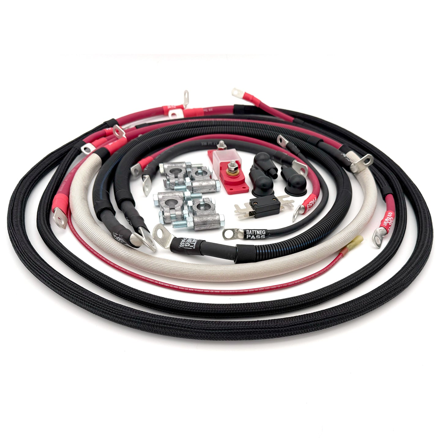 Ford Power Stroke 6.0 Diesel - F250/F350 Battery Cable Kit (2003-2007)