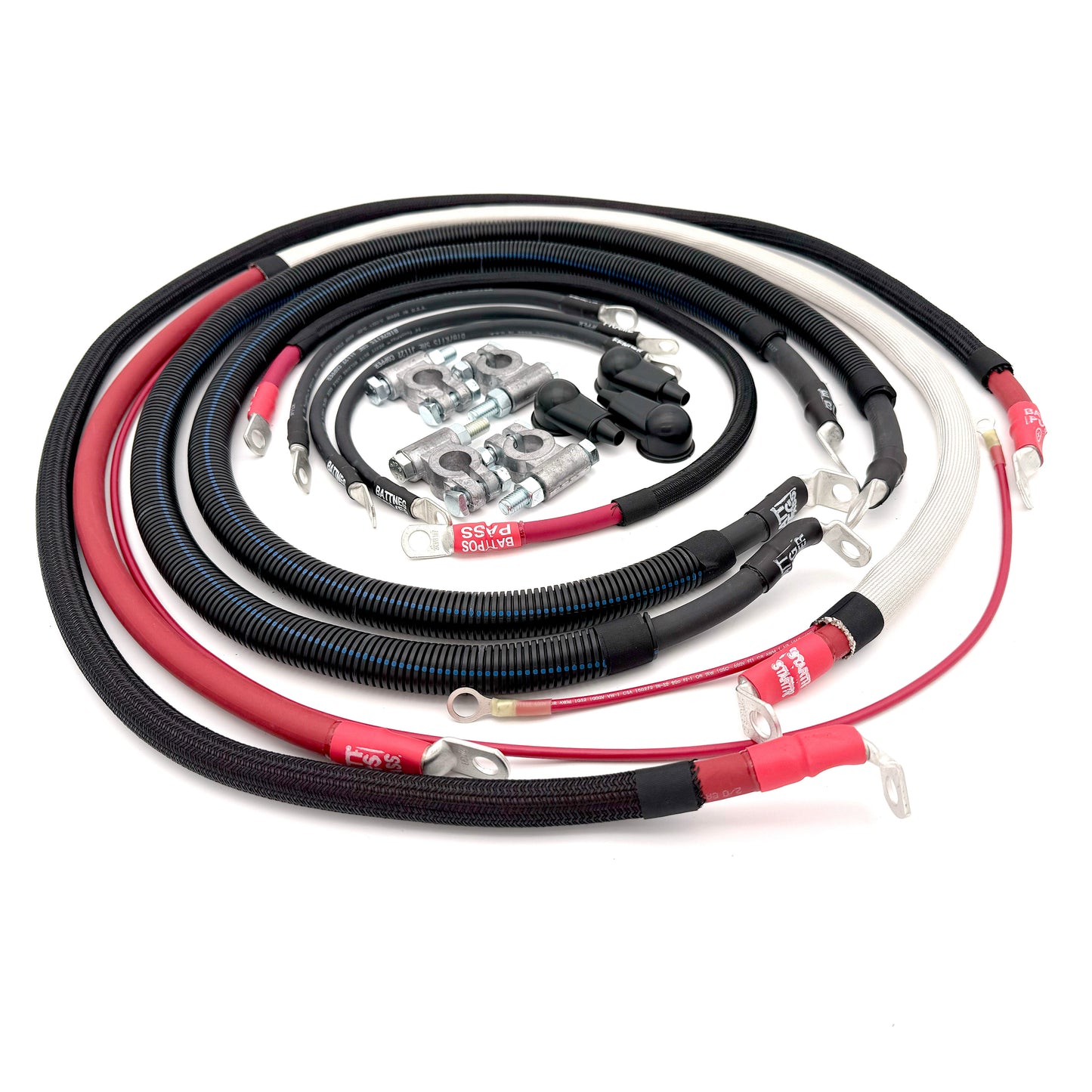 Ford Powerstroke 7.3 Diesel - F250/F350 OBS Battery Cable Kit (1990-1997)