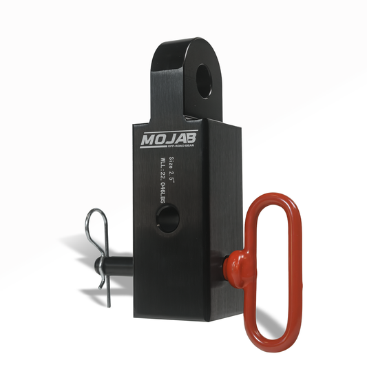 2.5” billet aluminum hitch receiver with heavy duty pin