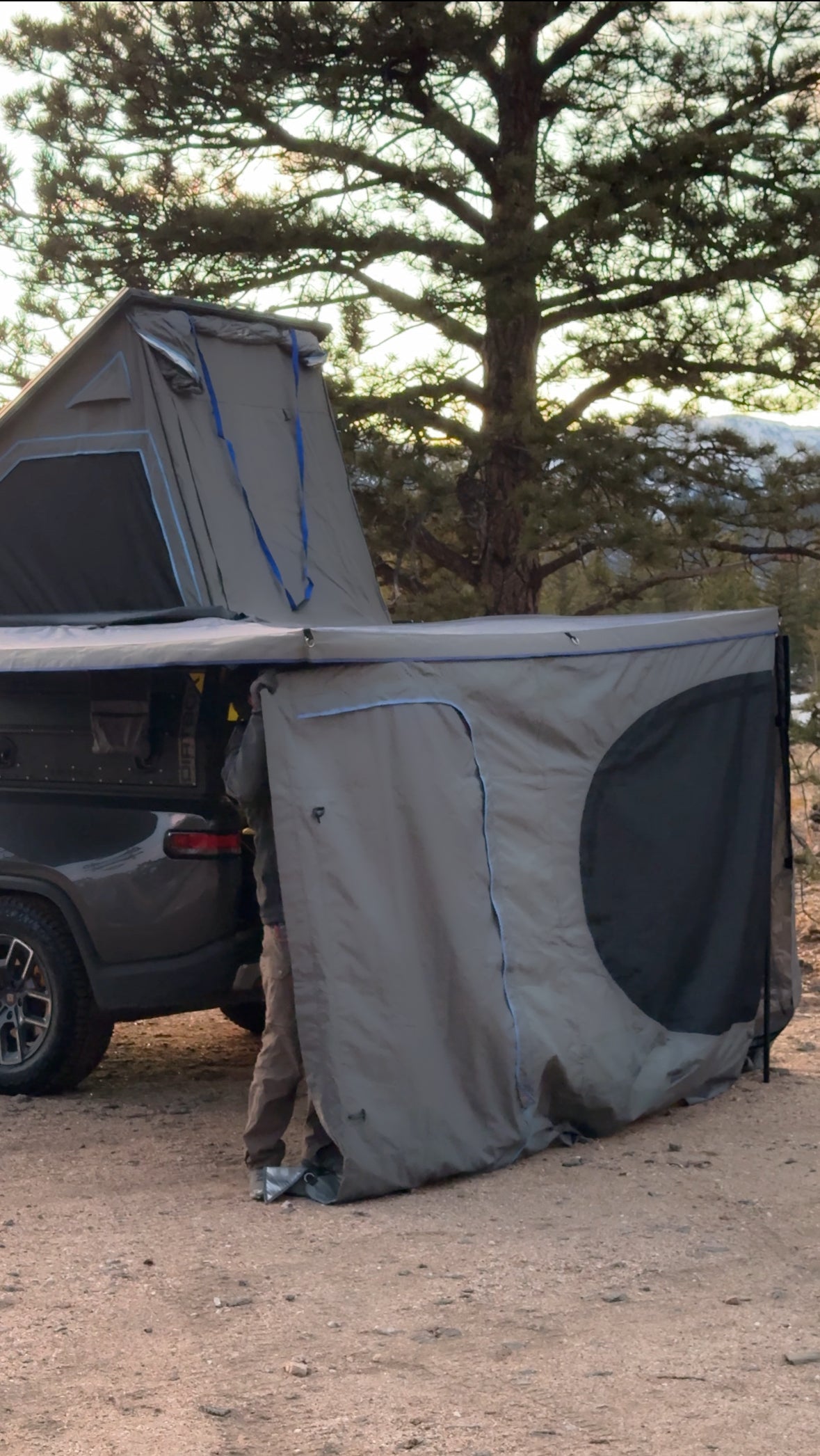 Dirtbox Overland 270 Awning Room (Detachable Enclosure) – All-Season Awning Walls for Camping & Overlanding
