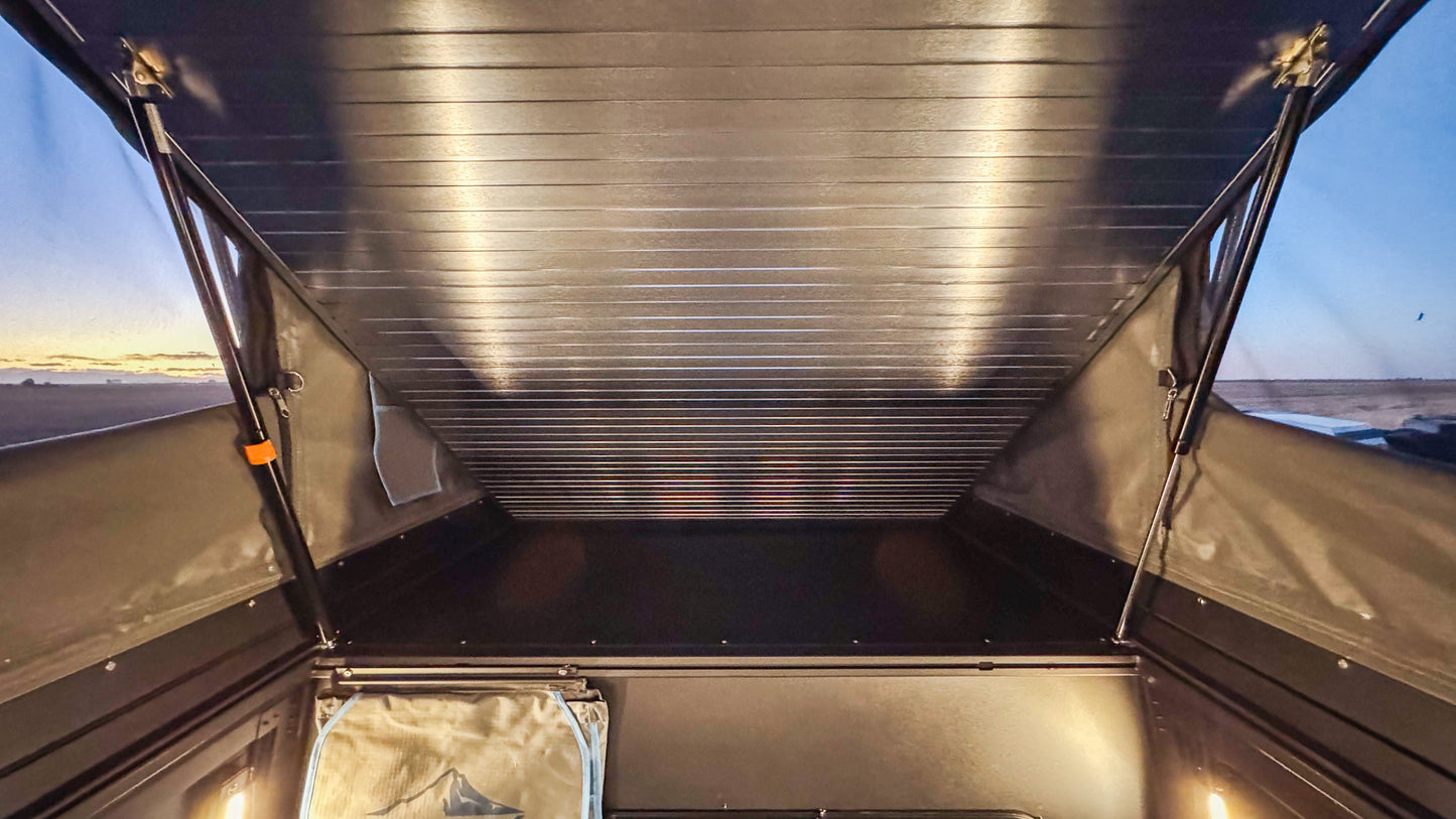 Dirtbox Canopy Camper – Modular Truck Camper Shell / Topper for Mid-Size & Full-Size Trucks (Tacoma, Tundra, F-150, Quatermaster, Ram, Silverado)
