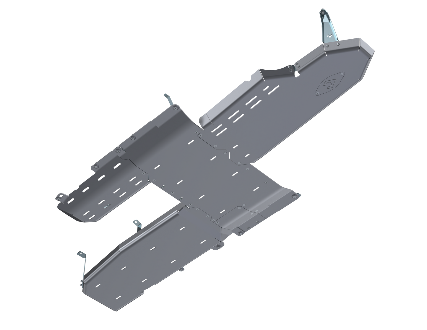 JLU Full Bellypan With Oil Door -  4 door 3.0L Diesel ALUMINUM