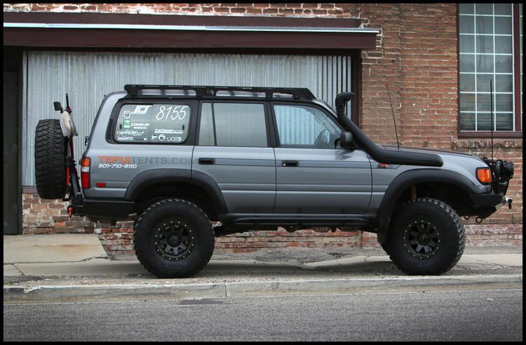 Toyota Land Cruiser 80 Series Prinsu Roof Rack 1990-1997 Toyota Land Cruiser 80 Series view 4