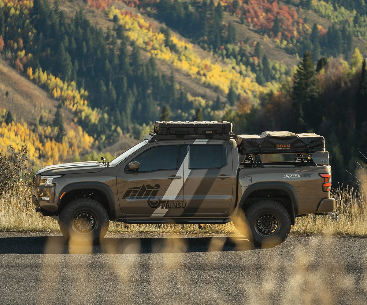 3rd Gen Nissan Frontier Prinsu Roof Rack 2022 Nissan Frontier view 5
