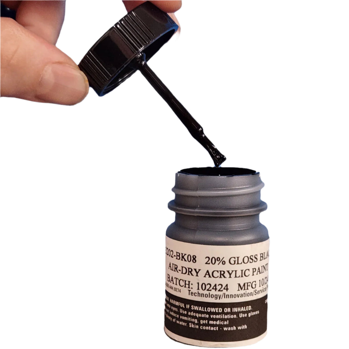 Powder Coat Touch-up Paint Black Color Match HMOR