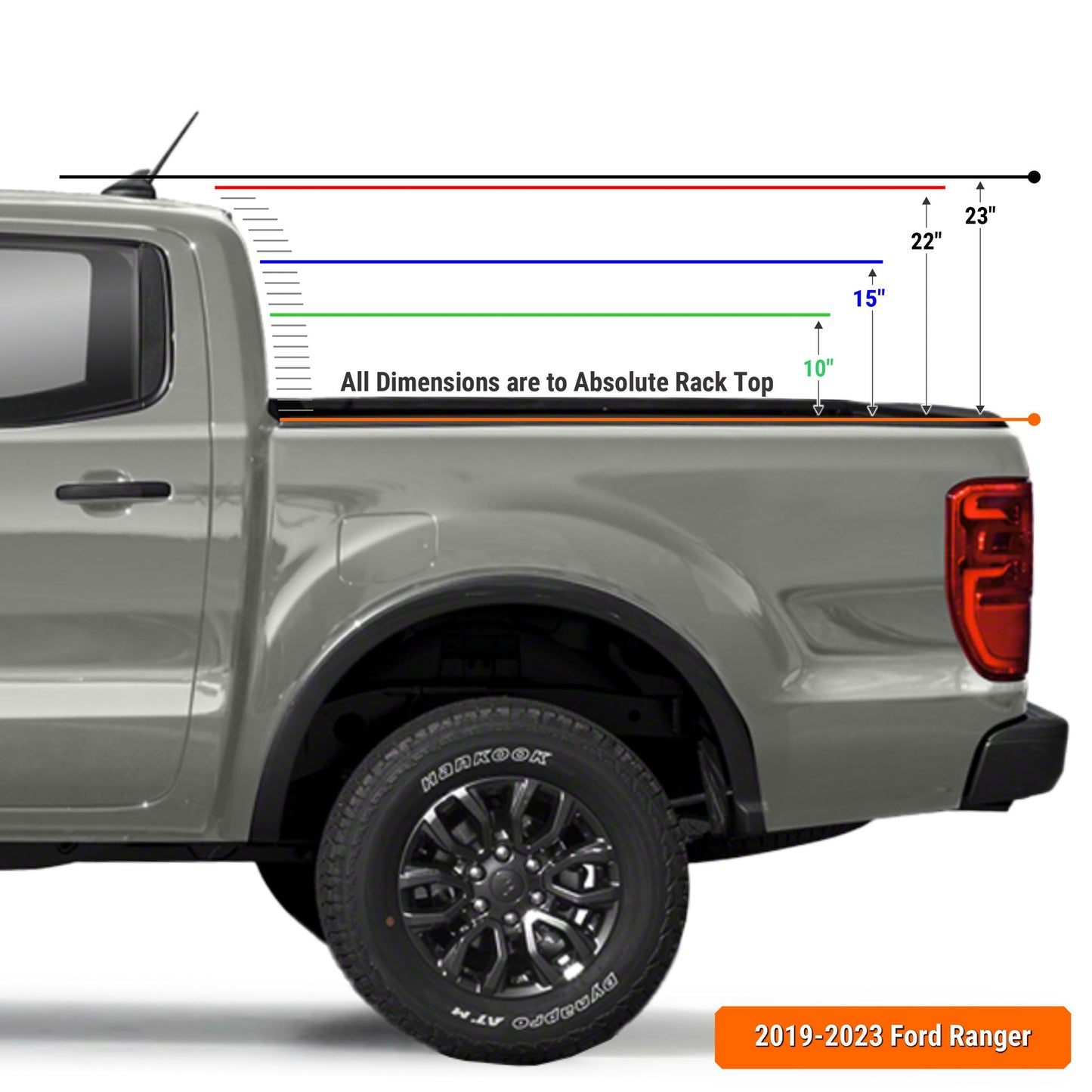 XTR1 Bed Rack for Ford Ranger